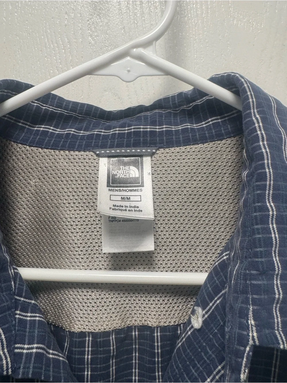 The North Face Blue Striped Casual Button-Down Shirt